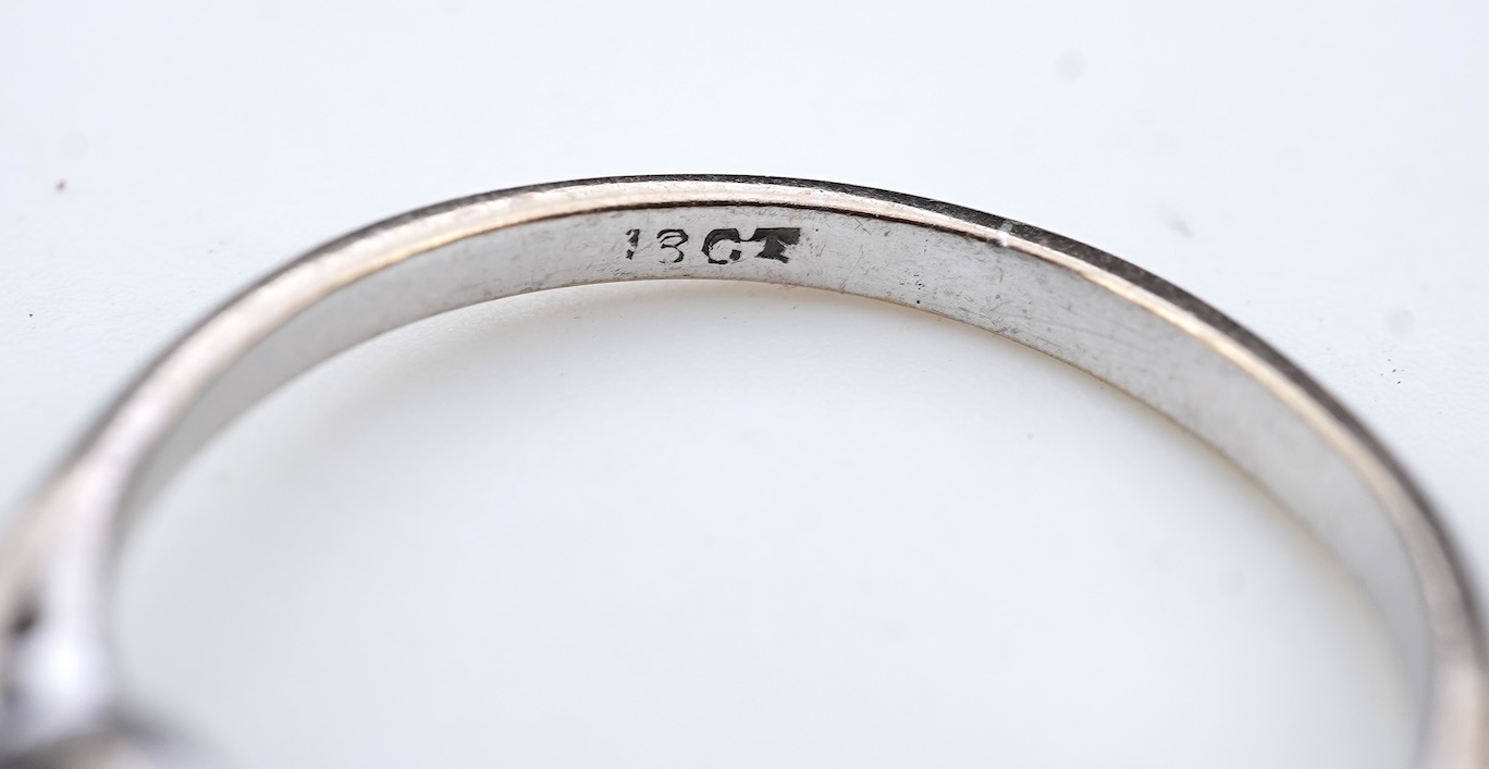 A four-stone diamond ring